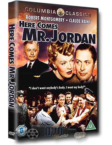 Here Comes Mr Jordan - Robert Montgomery, Claude Rains – DVD (1941)