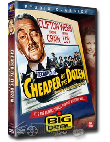 Cheaper by the Dozen - Clifton Webb, Jeanne Crain - DVD (1950)