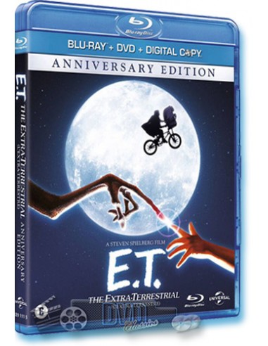 E.T. - Drew Barrymore - Steven Spielberg - Blu-Ray (1982) Combopack