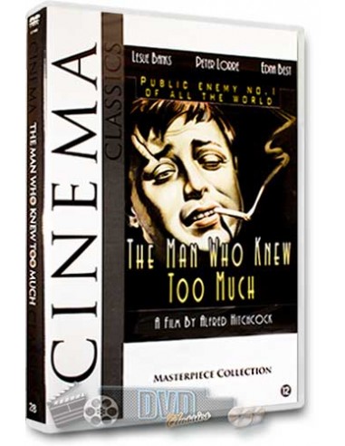 The Man Who Knew Too Much - Peter Lorre - Hitchcock - DVD (1934)