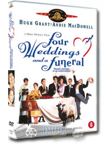 Four Weddings and a Funeral - Andie MacDowell, Hugh Grant - DVD (1994)
