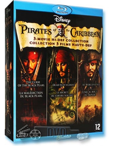 Pirates of the Caribbean 1-3 - Johnny Depp - Blu-Ray (2008)