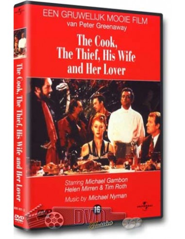 The Cook, the Thief, His Wife and Her Lover - Helen Mirren - DVD (1989)