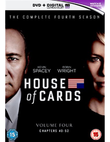 House Of Cards - Season 4 - Kevin Spacey - DVD (2016)